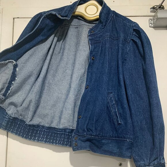 VINTAGE OUTERBLISS JEAN JACKETS SIZE L - Picture 5 of 9